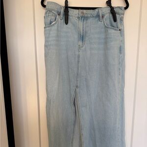 Light Blue Denim Skirt